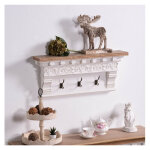 Decoration d ? autrefois - etagre - bois - mdf - blanc - dcoration d'autrefois