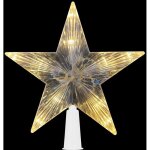 D�coration d'�toile d'arbre de no�l, lumi�re d'�toile d'arbre de no�l � batterie, adapt�e aux f�tes int�rieure ...