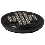 Dcoration de jeu de solitaire en bois boules en aluminium cm19h2