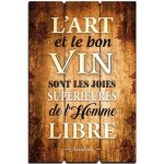 D�coration murale en bois th�me art de la table