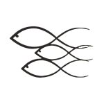 Shining house - décoration murale en métal poissons, tenture murale décor silhouette art pour maison ... Shining house - décoration murale en métal poissons, tenture murale décor silhouette art pour maison ...