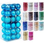 D�coration de no�l ensemble de 36 pi�ces de boules de no�l boule de d�coration d'arbre de no�l incassable ...