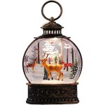 Autre d�coration pour no�l, lanterne de no�l d�corative musicale �clair�e avec sapin de no�l, bonhomme ...