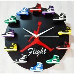 Fei yu - dcoration personnalise airjordan jordan aj1 horloge basket - ball modle de chaussure 3d sport ...