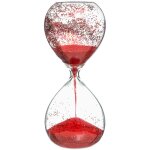 Sablier dcoratif  paillettes, 20 cm