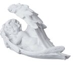 Dcoration pour une tombe, ange endormi, rsiste aux uv, aux intempries, au gel, hlp 13 x 21 x 9 cm, ...