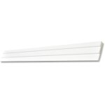 Decosa - moulure f60 (veronique) - polystyrène - blanc - 60 mm - long. 2 m - 10 pces (=20 m) - blanc Decosa - moulure f60 (veronique) - polystyrène - blanc - 60 mm - long. 2 m - 10 pces (=20 m) - blanc