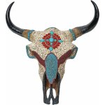 Décoshop26 - déco crâne de vache tête de taureau trophée avec mosaïque polyrésine 51x50x25cm 040002820 ... Décoshop26 - déco crâne de vache tête de taureau trophée avec mosaïque polyrésine 51x50x25cm 040002820 ...