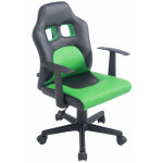 Décoshop26 - fauteuil chaise de bureau pour enfant en synthétique vert hauteur réglable bur10181 Décoshop26 - fauteuil chaise de bureau pour enfant en synthétique vert hauteur réglable bur10181