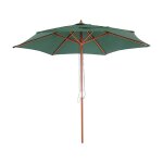 Dcoshop26 - parasol de jardin  3m polyester / bois vert olive 040003824