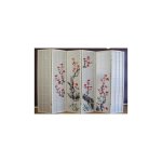 Dcoshop26 - paravent 6 panneaux japonais en bois blanc 264x175 cm par06019