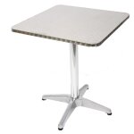 Table de bistrot terrasse bar hauteur 70 cm aluminium mdj04039