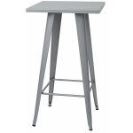 Décoshop26 - table haute mange debout style industriel en métal gris tab04007 Décoshop26 - table haute mange debout style industriel en métal gris tab04007