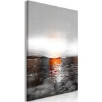 Tableau toile de décoration murale impression premium en 1 partie sur châssis en bois motif coucher de ... Tableau toile de décoration murale impression premium en 1 partie sur châssis en bois motif coucher de ...