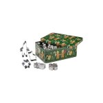 Boite metal vert 25 decoupoirs decor biscuit - patisse