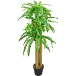 Decovego - fougre arborescente plante artificielle artificiel plastique avec pot 135cm