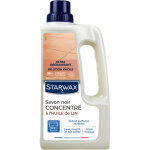 Savon noir  l'huile de lin pour sols intrieurs 1l starwax