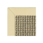 Dcoweb - tapis laine et sisal - caloundra grosses boucles beige - ganse cru - 80 x 150 cm
