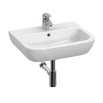 Jika - deep - lavabo, 50x45 cm, avec trop - plein, sans trou pour robinet, blanc h8103660001091