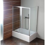 Polysan - deep paroi latrale pour baignoire - 750x1650mm, verre transparent (md3116)