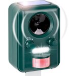 D�fense � ultrasons voss. sonic 2000 avec fonctionnement solaire et flash contre les chats, les chiens, ...
