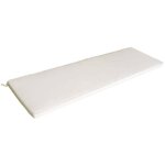 Coussin rectangulaire dans l'eau amovible - polyester - r�partiteur 110x45 cm beige - beige