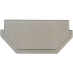 Kaminxpert - d�flecteur b pour po�les � chemin�e antuco de olsberg - chamotte - dimensions d'encastrement ...