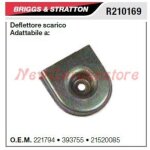 D�flecteur de pot d'�chappement b&s tondeuse tondeuse r210169