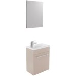 Ond�e - meuble lave - mains taupe � suspendre 40cm - nino