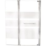 Ondee - zen - pare - baignoire rosa - paroi 120x140x0, 4cm - verre trempé - finition chromé Ondee - zen - pare - baignoire rosa - paroi 120x140x0, 4cm - verre trempé - finition chromé