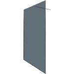 Ondee - zen - paroi de douche italienne - verre tremp� 8mm - s�rigraphie fum� - 140x200cm