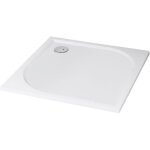 Ondee - zen - receveur de douche hestia - 90x90cm - r�sine - blanc - extra - plat - antid�rapant