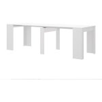 Dekit - console table extensible 10 couverts - 4 rallonges - blanc - onega Dekit - console table extensible 10 couverts - 4 rallonges - blanc - onega