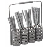 Dekoracja - domu ensemble de couverts moderne gris 24 pi�ces