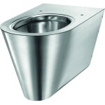 Delabie - cuvette wc suspendu s21 s - inox poli