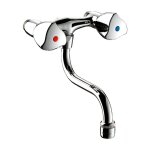 Delabie - m�langeur �vier mural avec bec orientable