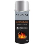 Delkolor - peinture haute temprature en arosol - 400ml couleur: aluminium
