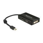 Delock 62623 displayport / hdmi / dvi adaptateur [1x mini port display mle - 1x displayport femelle, ...