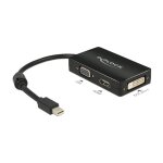 62631 displayport / vga / hdmi / dvi adaptateur [1x mini port display m�le - 1x vga femelle, hdmi femelle, ...