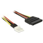 Delock - cble de raccordement alimentation [1x alimentation sata mle 15 ples - 1x floppy mle 4 ples] ...