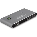 Delock - commutateur kvm usb - c vers hdmi avec 3 ports usb - a 2. 0