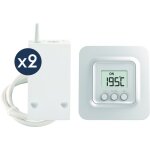 Thermostat radio - tybox 5702 fp - fil pilote - pour 2 radiateurs delta dore 6050675