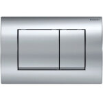 Delta30 plaque de dclenchement double touche, chrome brillant (115. 137. 21. 1) - geberit