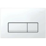 Plaque de dclenchement delta 50, double touche, blanc alpin (115. 119. 11. 1) - geberit