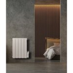 Deltacalor - radiateur lectrique  inertie fluide 1800w telica cintr horizontal