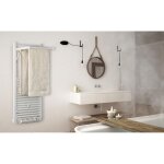 Deltacalor s�che - serviettes �lectrique avec soufflerie stendino 750 + 1000w blanc