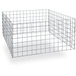 Bac  compost en mtal galvanis 107 x 107 x 54 cm