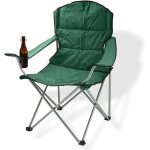 Dema - chaise pliante avec porte - boissons - couleur verte