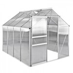 Dema - serre de jardin basic 6 - 4, 55 m - 253 x 192 x 194 cm