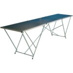 Dema - table pliante - table  tapisser avec chelle de mesure